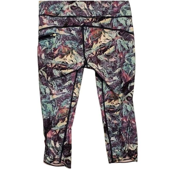 LULULEMON ATHLETICA Top Speed Crop in Iridescent Multi Size 6 - Picture 9 of 9